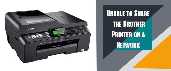 Unable to Share the Brother Printer Network