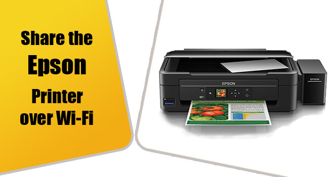 share epson printer over wi-fi