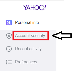 choose Account security