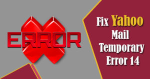 fix yahoo mail temporary error 14