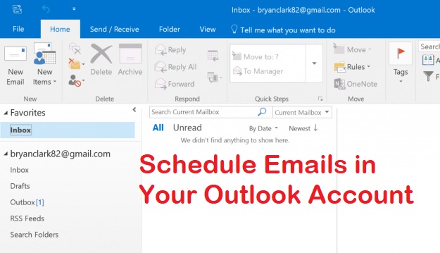 schedule email in outlook