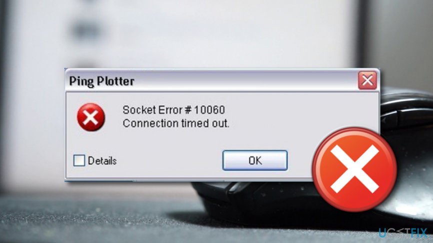 Windows Live Mail Socket Error 10060